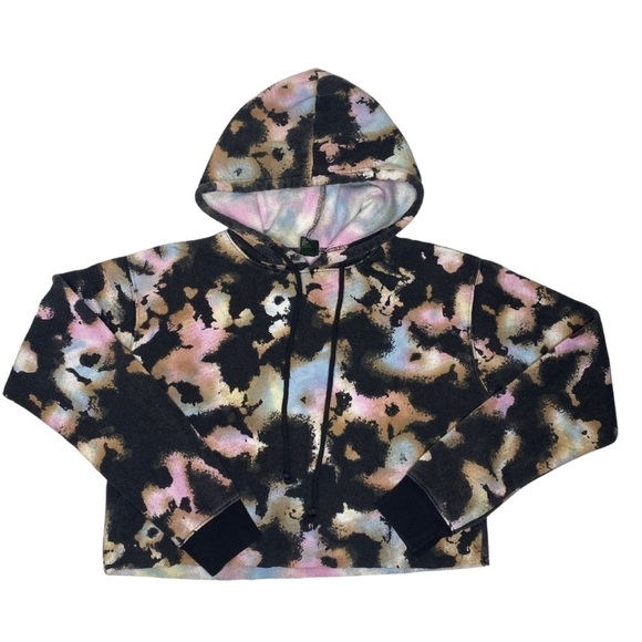 Wild Fable Oversized Tie Die Cropped Cozy Hoodie Sz XS - Picture 1 of 6